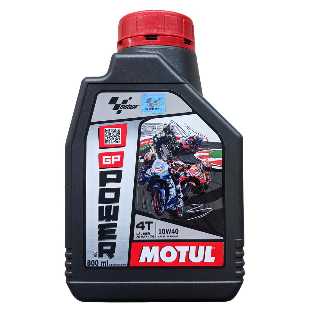 DẦU NHỚT XE SỐ MOTUL GP POWER 10W40 800ml - 0.8L