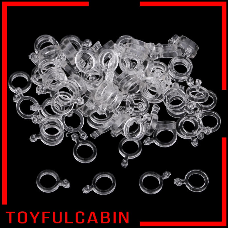 Set 100 Dây Cao Su Co Giãn 3 / 5 / 7mm Làm Phụ Kiện Câu Cá