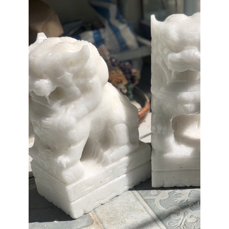 cặp lân thẳng 30 cm non nước