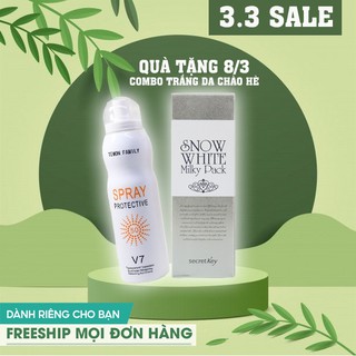 [TẶNG QUÀ] Snow White Milky Pack - Dưỡng da trắng sáng,an toàn và tự nhiên ( Hàn Quốc )