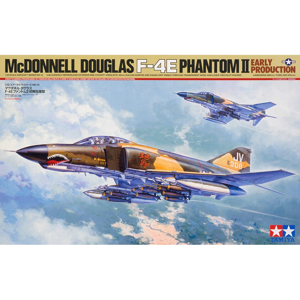 60310 Mô hình máy bay quân sự 1/32 SCALE McDONNELL DOUGLAS F-4E PHANTOM Ⅱ EARLY PRODUCTION  - GDC