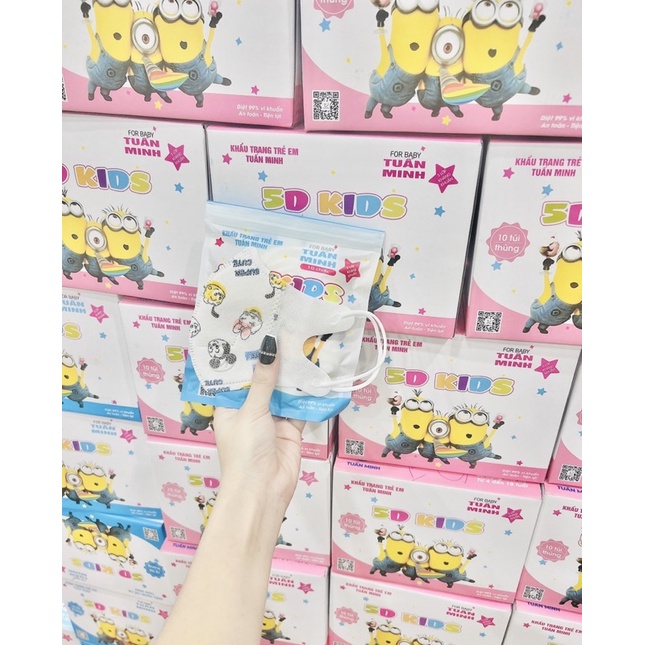 KHẨU TRANG 5D TUẤN MINH ( BÉ DƯỚI 6T)