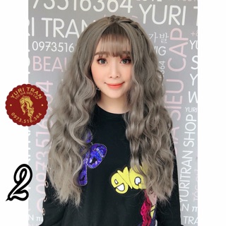 Tóc giả YuriTran- Bộ xù xám nâu