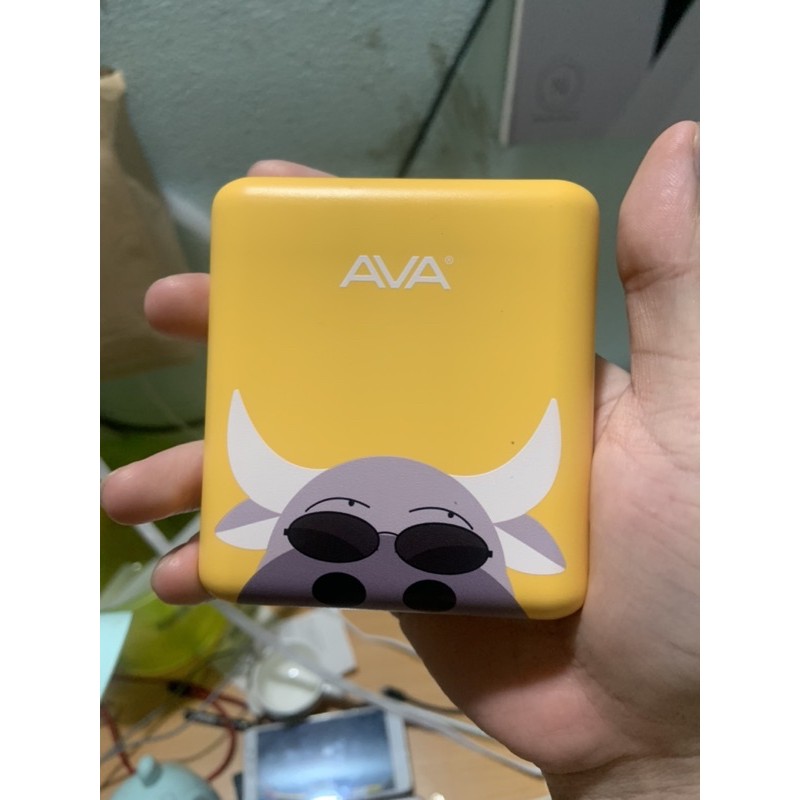 Pin sạc dự phòng 10.000mAh AVA LA Y65 Con Trâu Vàng