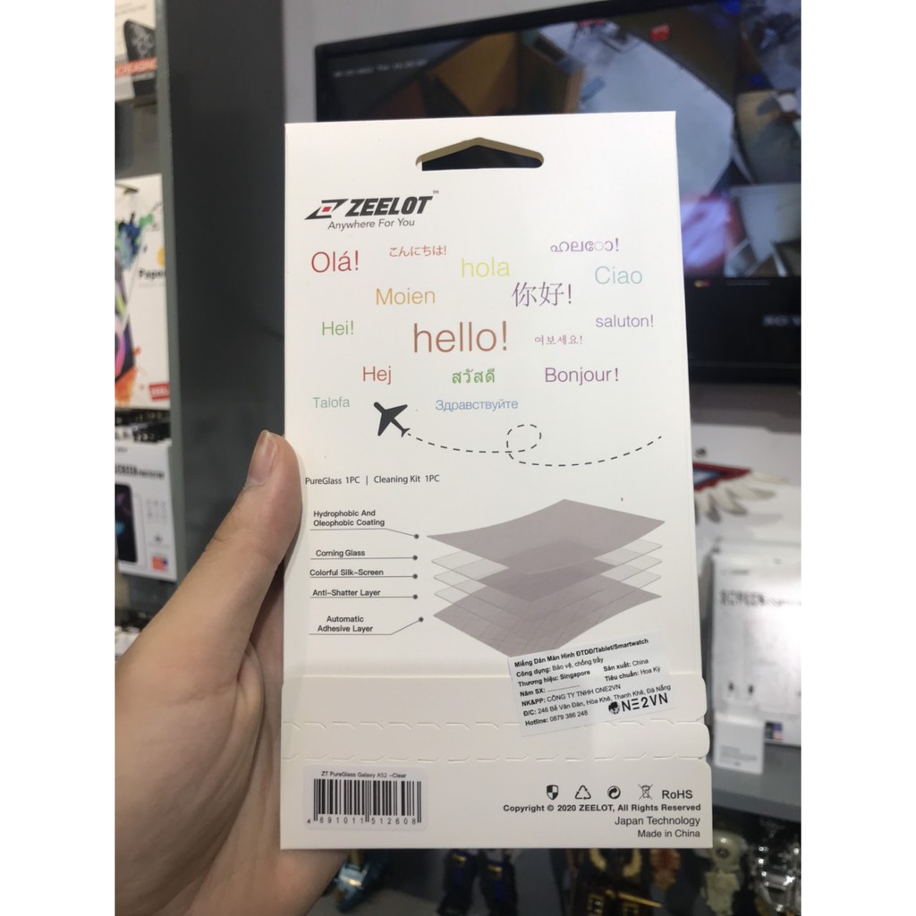 Dán cường lực Samsung Galaxy A52/A51 5G Zeelot - Hàng Chính Hãng