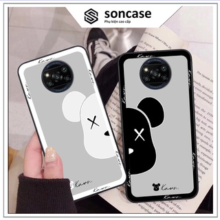Ốp Xiaomi Poco X3 / Poco X3 Pro in hình gấu bear, kaws, cute, đáng yêu, ốp lưng cao cấp chất lượng