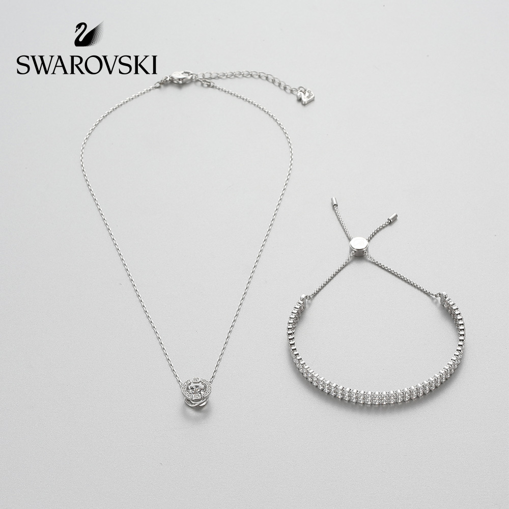 FLASH SALE 100% Swarovski SET Nữ Trái tim đang đập SPARKLING DANCE FASHION Crystal trang sức đeo Trang sức