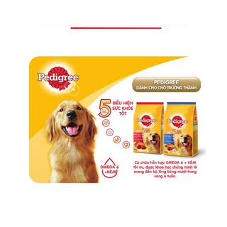 Thức ăn chó lớn Pedigree vị gà, gan nướng và rau 80g