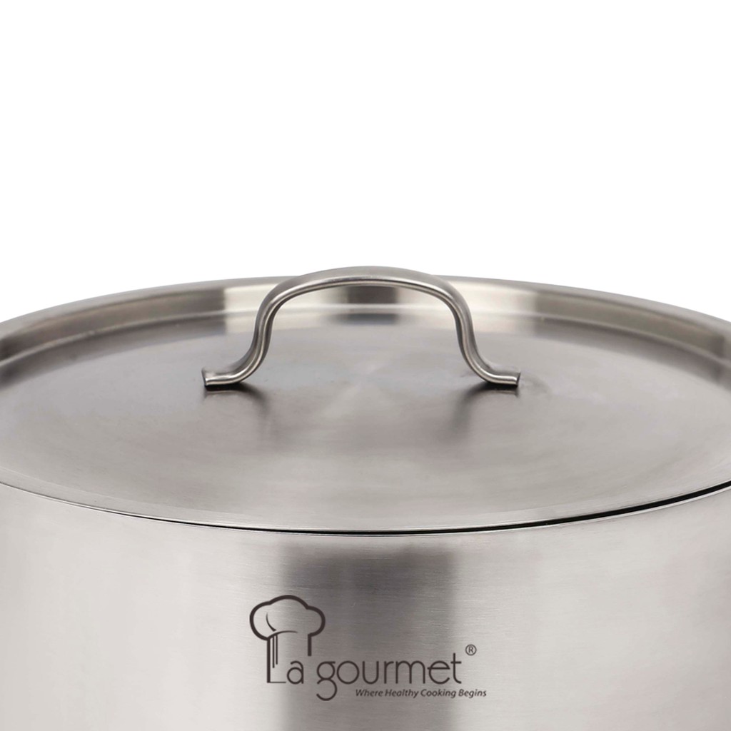 Nồi inox 304 18/10 5 đáy La gourmet 24cm (bảo hành 5 năm) - 358752