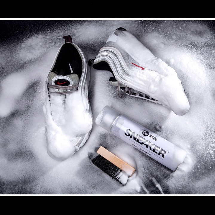 Bình xịt bọt làm sạch giày Sneaker Hando 300ml - Làm sạch giày thể thao, giày công sở, túi xách, đồ da