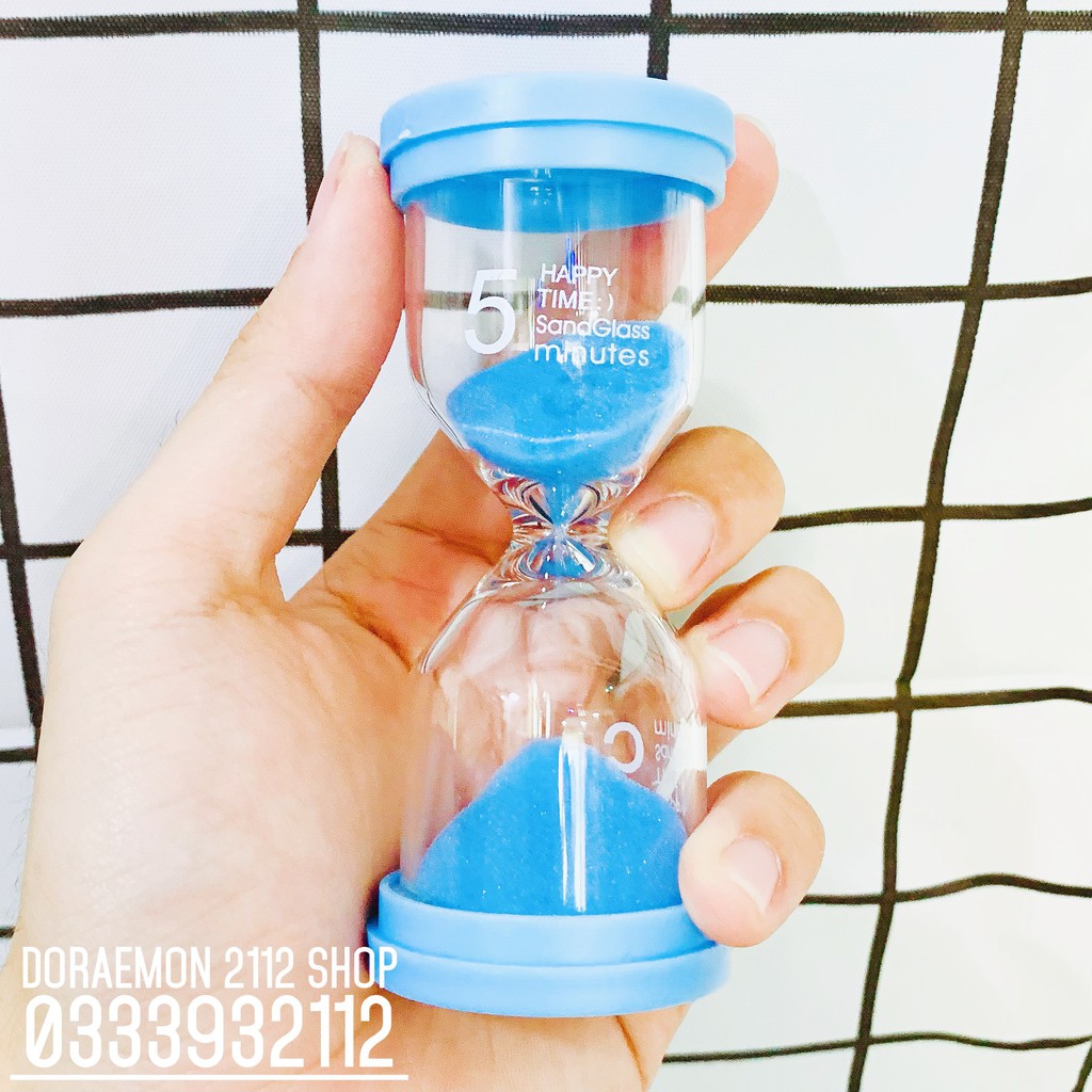 Đồng hồ cát thủy tinh DORAEMON thời gian 5 phút