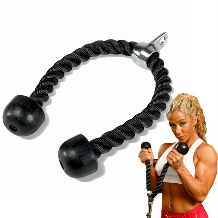 Dây Cáp Tricep Rope Bicep Hỗ Trợ Tập GYM Đầy Đủ Nhóm Cơ Tay Sau, Tay Trước, Lưng Xô