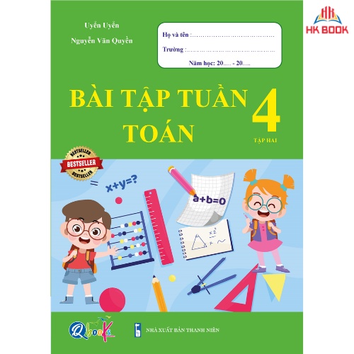 Sách - Bài Tập Tuần Toán 4 - Tập 2 (1 cuốn)