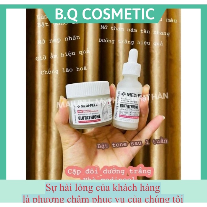 (New) Serum &amp; Kem Dưỡng Trắng Da Medi-Peel Glutathione 600