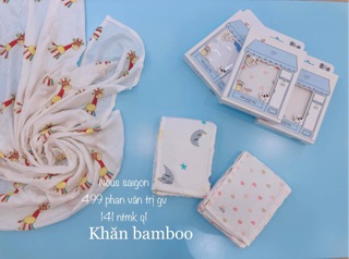 khăn tắm 1 lớp bamboo