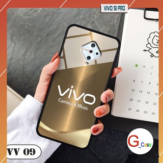 Ốp lưng Vivo S1 Pro - lưng kính in logo hãng điện thoại