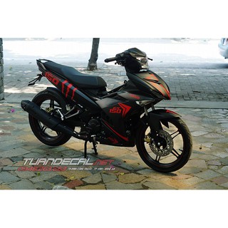 Tem Trùm Exciter 150 Monster đỏ đen