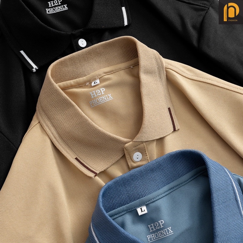 Áo Polo Nam cổ bẻ cộc tay vải cá sấu cotton cá sấu phong cách trẻ trung chuẩn form -REMMY