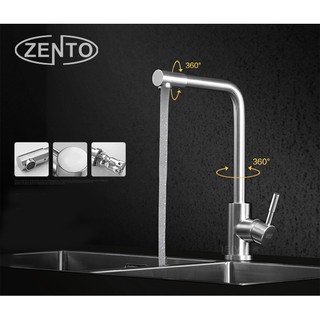 BỘ VÒI RỬA BÁT NÓNG LẠNH ZENTO SUS5575
