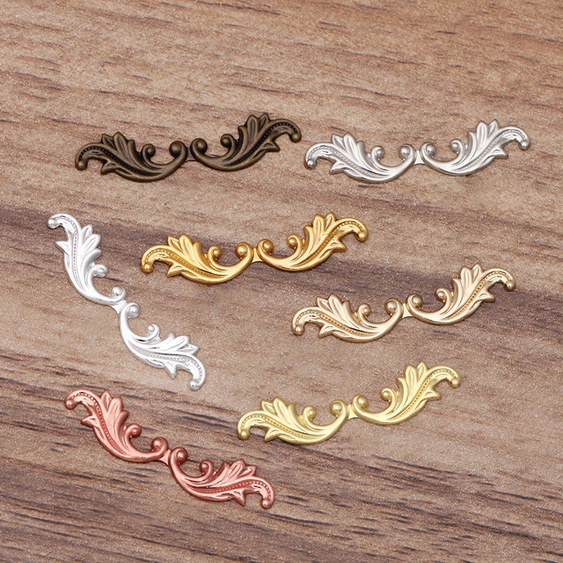 5 phiến hoạ tiết cánh chim nhỏ làm vương miện lolita bjd nguyên liệu làm trâm làm trang sức cổ trang cosplay có màu KC