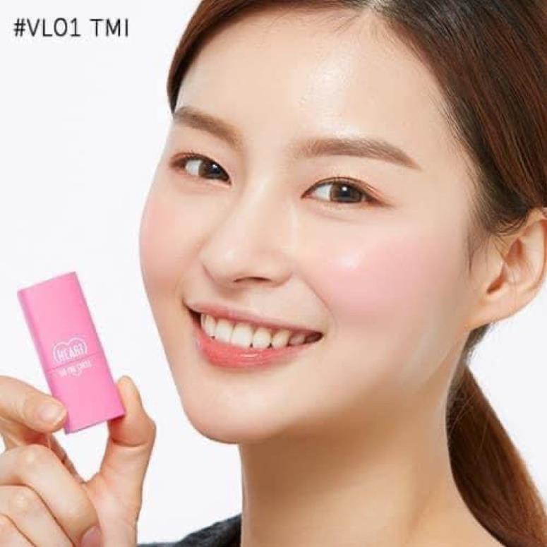 Phấn Má Hồng Dạng Thỏi A'PIEU Heart On The Cheek 5.5g | BigBuy360 - bigbuy360.vn