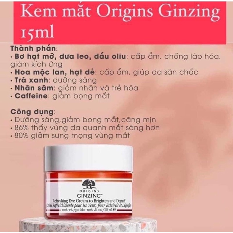 KEM MẮT ORIGINS