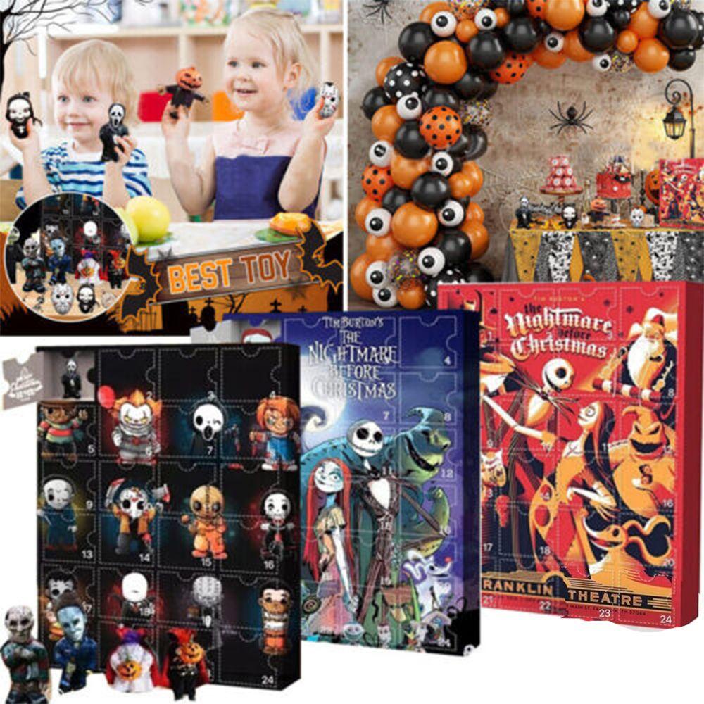 LAKAMIER Lịch Để Bàn Phong Cách Halloween Sáng Tạo