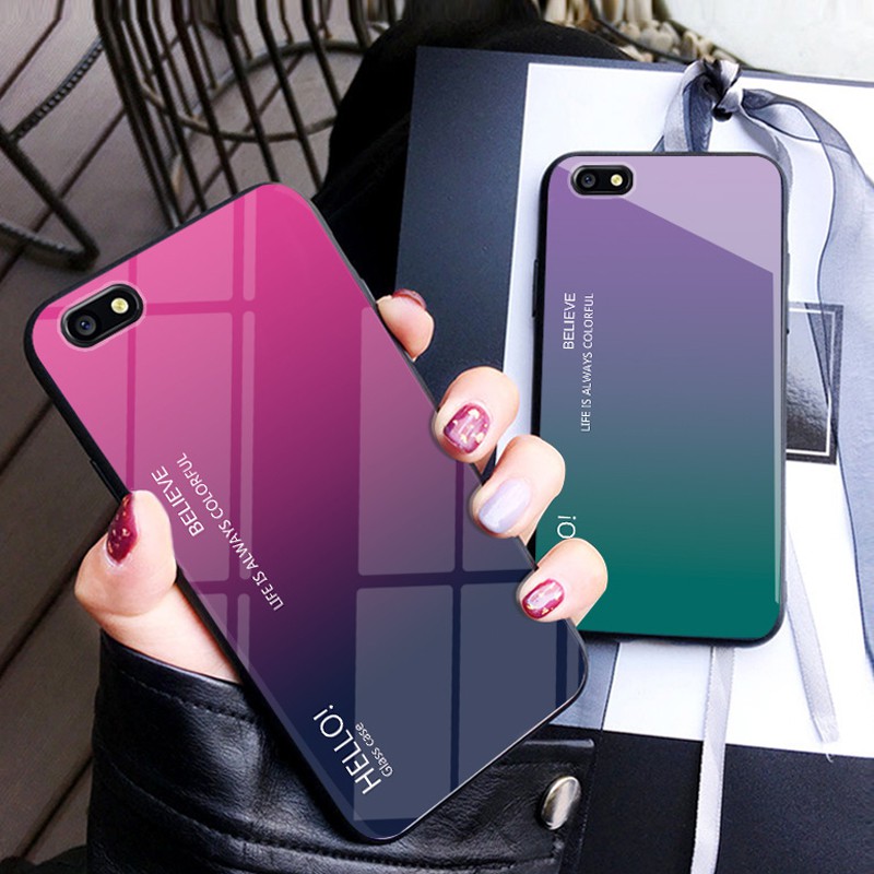 OPPO F3 Ốp điện thoại kính mà gradient sang trọng cho OPPO F3