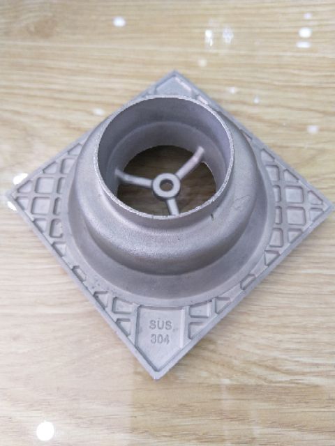 Phễu thoát sàn sus304 12x12 phi thoát 60/90, đúc nguyên khối inox304, bảo hành vĩnh viễn
