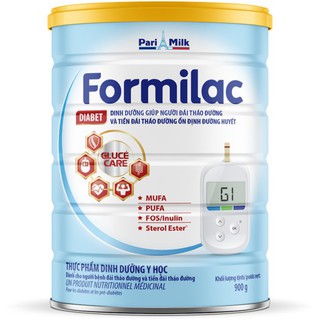 Sữa Formilac Diabet 900g (Dinh dưỡng cho người đái tháo đường)
