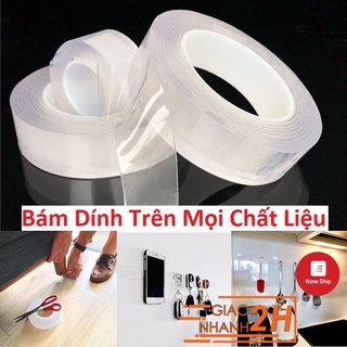 Băng dính nano 2 mặt siêu dính - Băng dính ma thuật - băng keo đa năng thông minh