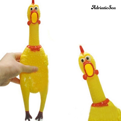 Đồ chơi hình con gà phát ra tiếng kêu giúp giảm căng thẳng kích thước 17cm