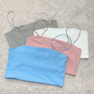 ÁO CROPTOP 2 DÂY TRƠN