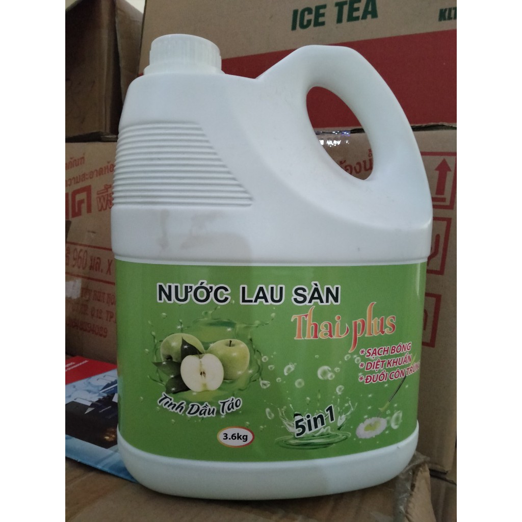 Nước Lau Sàn Thái Plus Hương Táo 3600ml