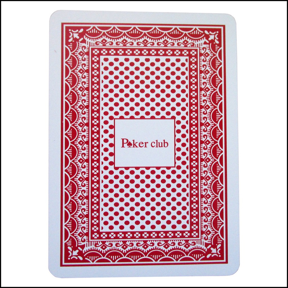 Bộ Bài Tây Poker Club Chất Liệu Nhựa PVC Bền Đẹp Chống Nước 100% Plastic Chống Gãy Cong BT2