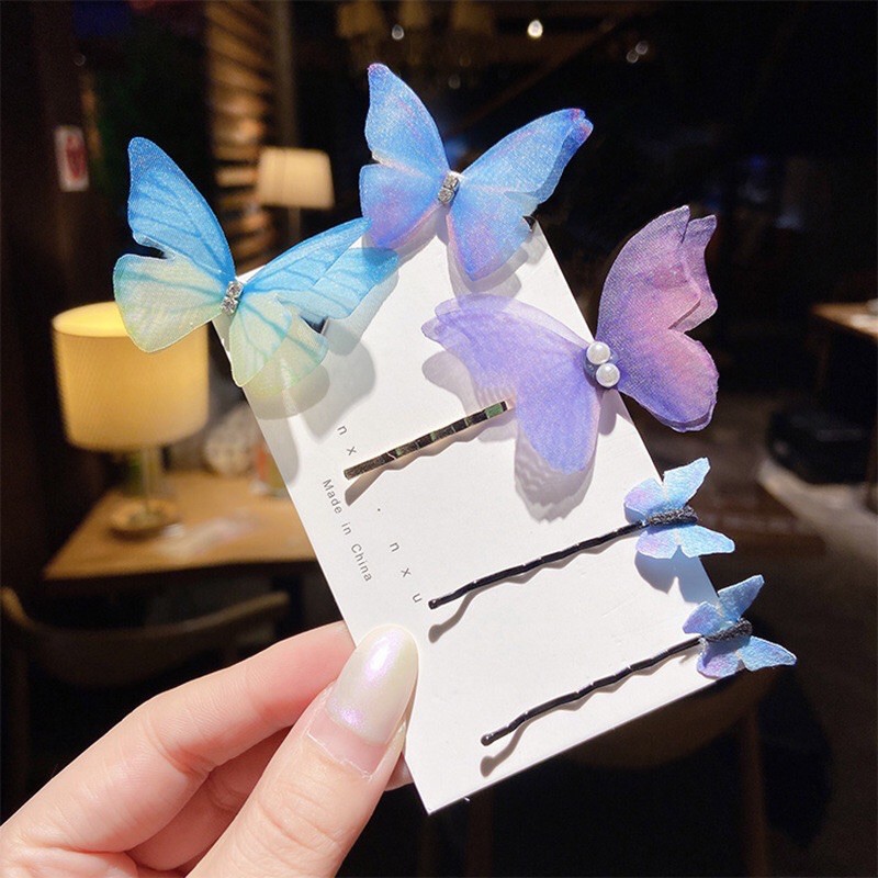 Kẹp tóc 3D bướm xinh thời trang
