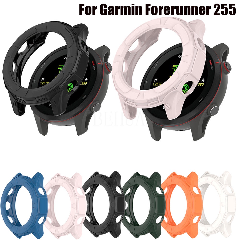 Ốp Điện Thoại Nhựa PC Cứng Bo Viền Kiểu Áo Giáp Chống Sốc Cho Garmin Forerunner 255 Forerunner255