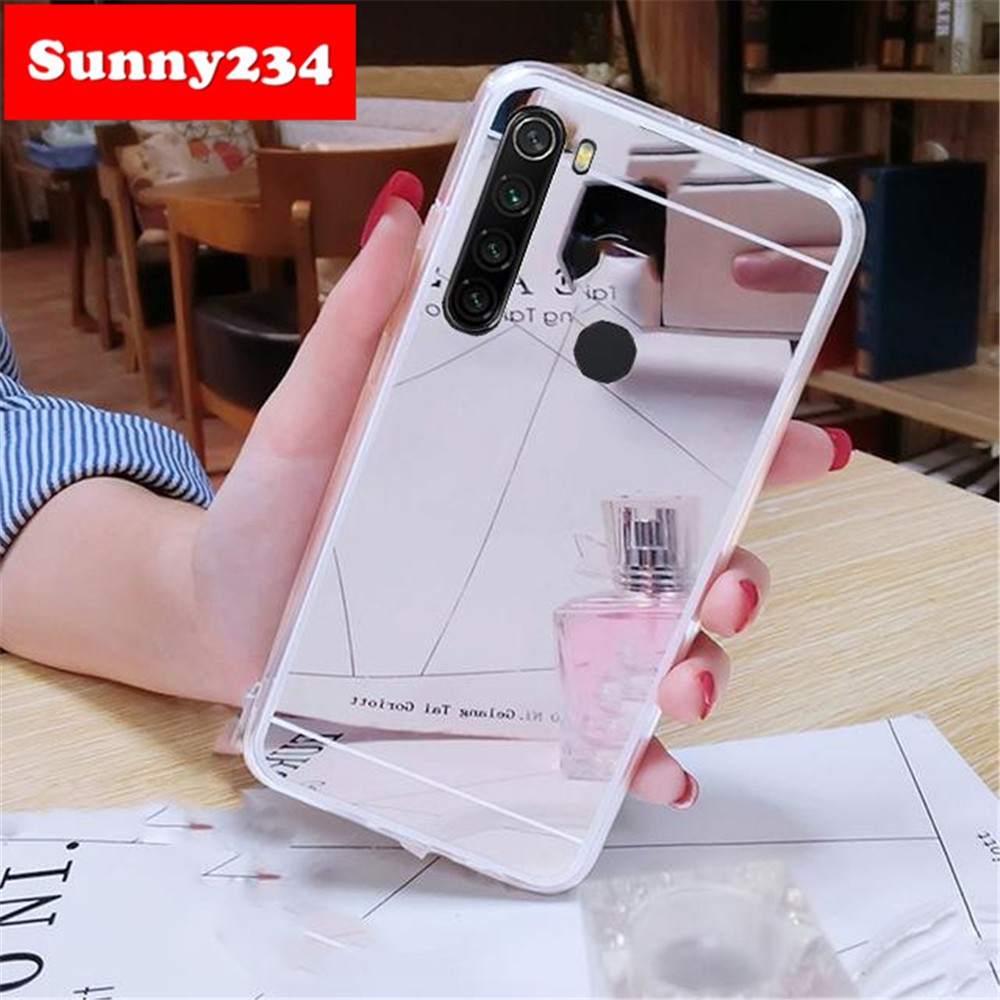 Ốp lưng Redmi Note 10 Pro 9 9A 9C Note 9 Pro Max 9S 5 6 7 8 Pro Ốp lưng điện thoại Mirror Soft TPU