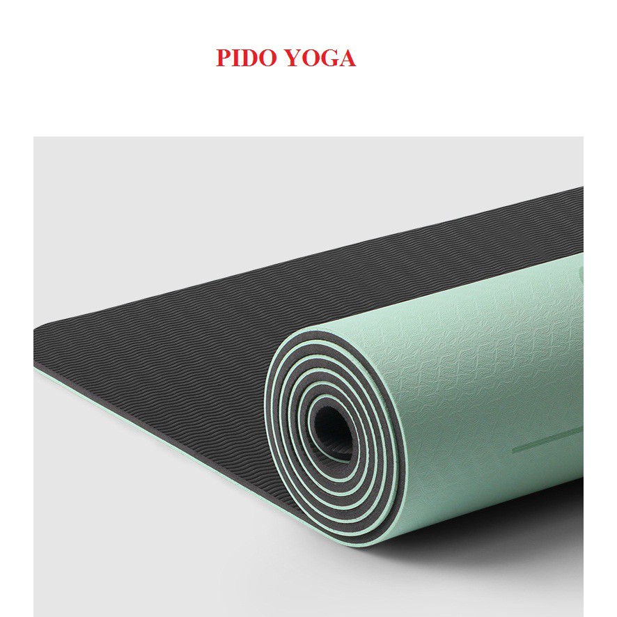 Thảm tập YOGA Định tuyến PIDO 8MM Cao Cấp – Tặng kèm túi đựng