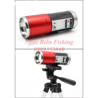 Đèn soi phao câu cá 4 màu 3 chế độ sáng - Cảm ứng thông minh