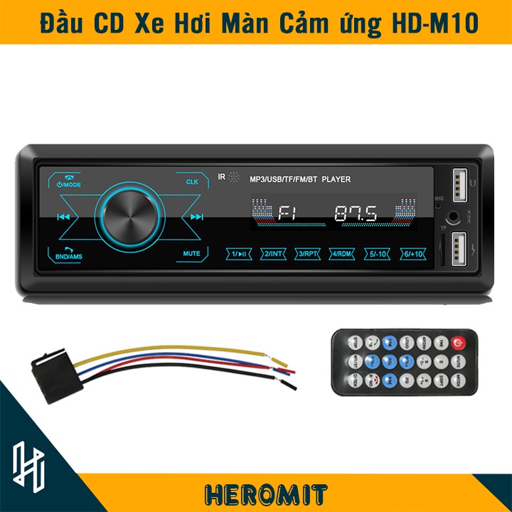 Âm Ly xe hơi Cảm Ứng , đầu CD ô tô Bluetooth HD-M10