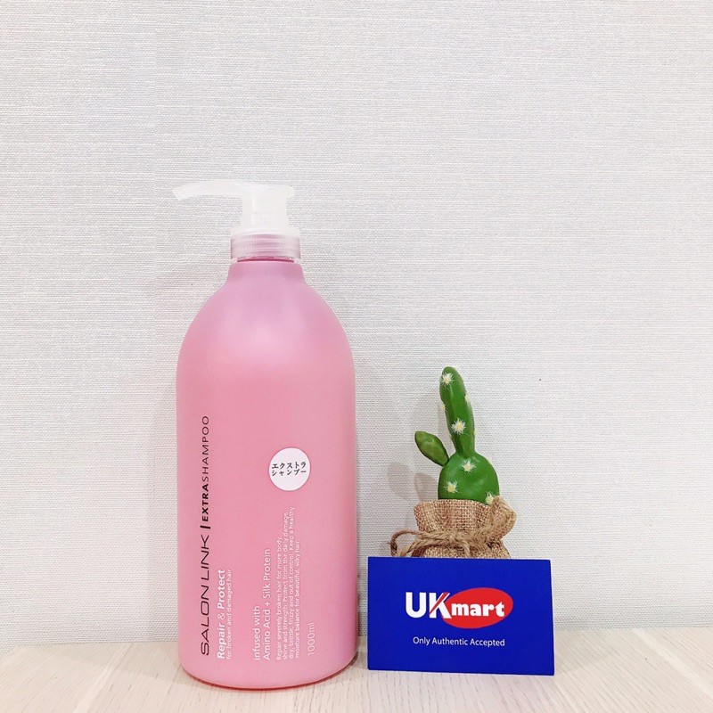 Dầu Gội Phục Hồi Kumano Salon Link Extra Dành Cho Tóc Hư Tổn 1000ml