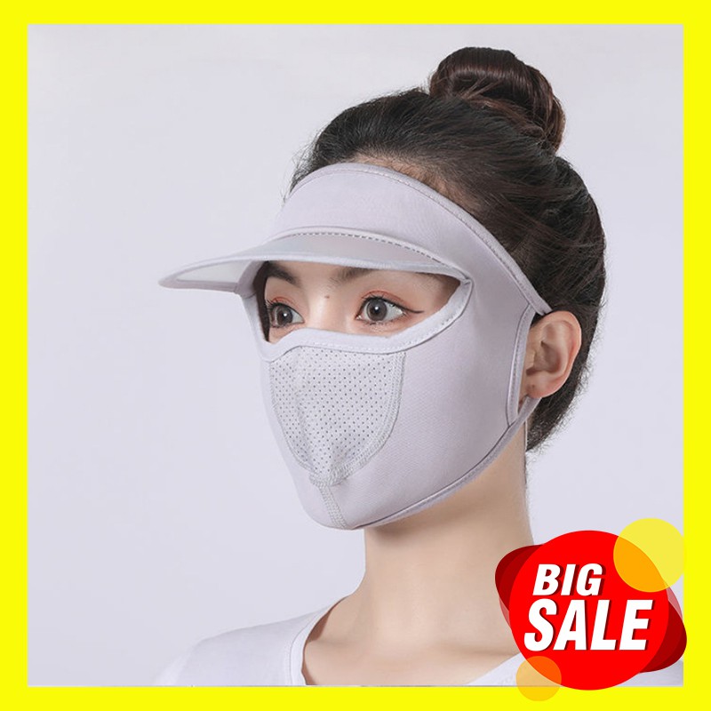 Khẩu trang Ninja che kín mặt chống nắng vải Cotton có KÍNH chống tia cực tím  MÙA HÈ - chống gió - bụi - sương mù