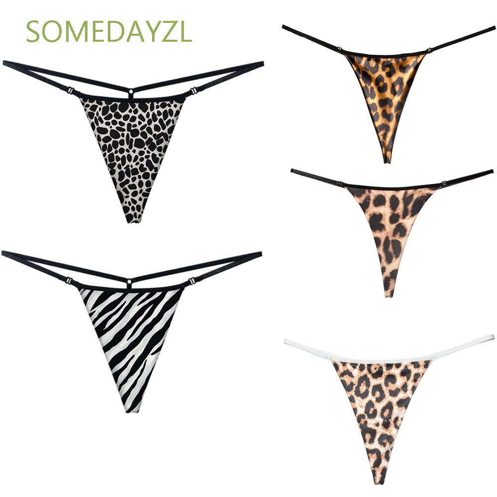 Quần Lót Cotton Không Đường May Họa Tiết Da Báo Quyến Rũ Cho Nữ