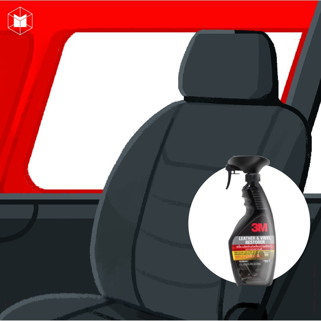 Vệ sinh bảo dưỡng ghế da 3M Leather And Vinyl Restorer 400ml