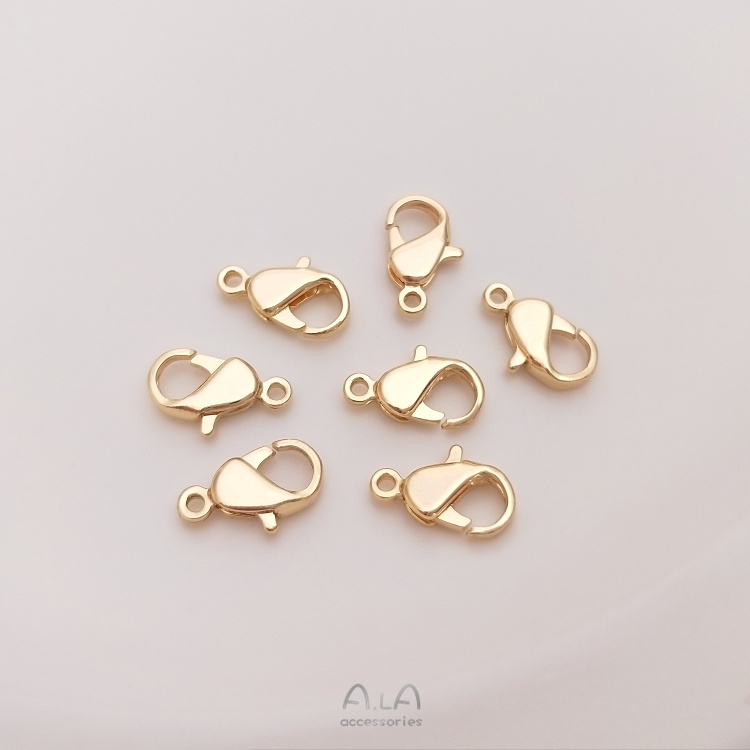 Khóa Cài Màu Vàng 14K 912 Nhập Khẩu Hàn Quốc Dùng Làm Vòng Tay DIY
