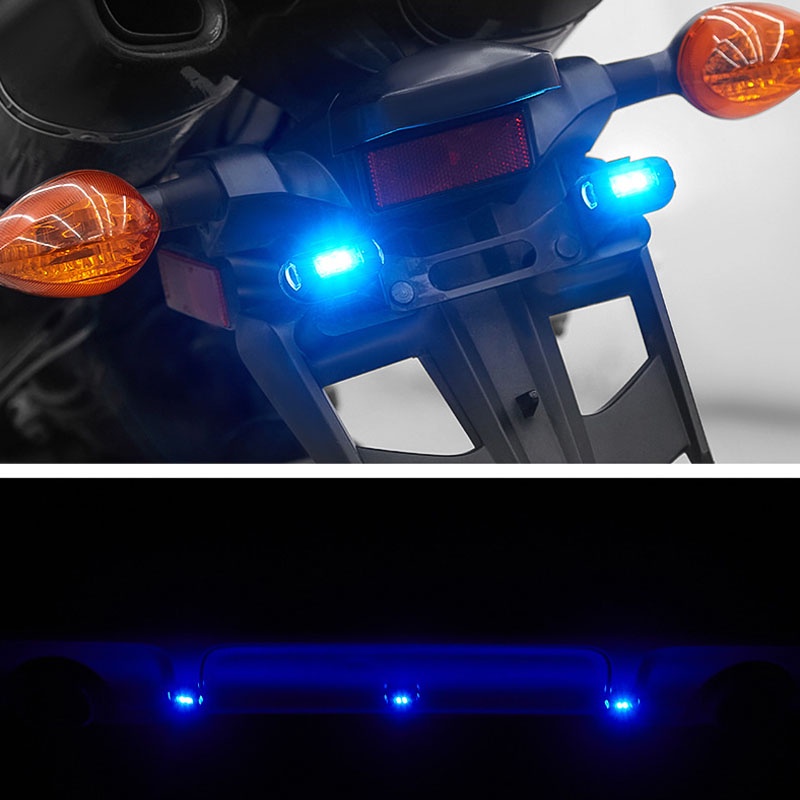 Đèn LED Nhấp Nháy Nhiều Chế Độ Màu Gắn Đuôi Xe Cảnh Báo, Trang Trí CarZone