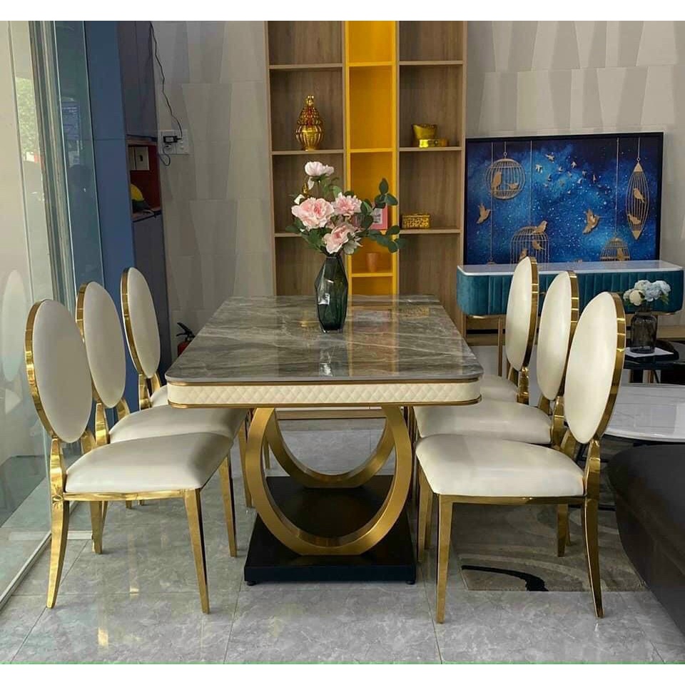 Bộ bàn ghế ăn sang trọng