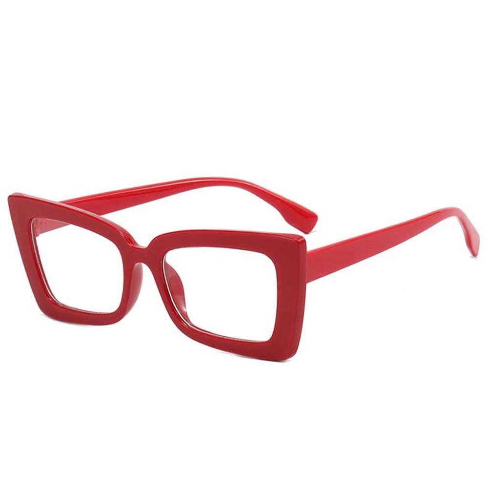 Mắt Kính Chống Bức Xạ Họa Tiết Da Báo Màu Đen Cá Tính Dành Cho Nữ