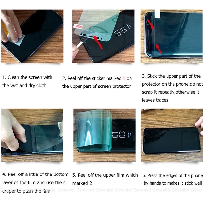 Miếng dán màn hình hydrogel cho Samsung A13 A23 A73 A53 A33 A03s A02s A72 A52 A32 A22 A12 M52 M32 M33 M22 M12 A71 A51